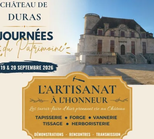 Journées du Patrimoine au Château de Duras