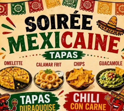 Soirée mexicaine organisée par AOCC DURAS RUGBY XV