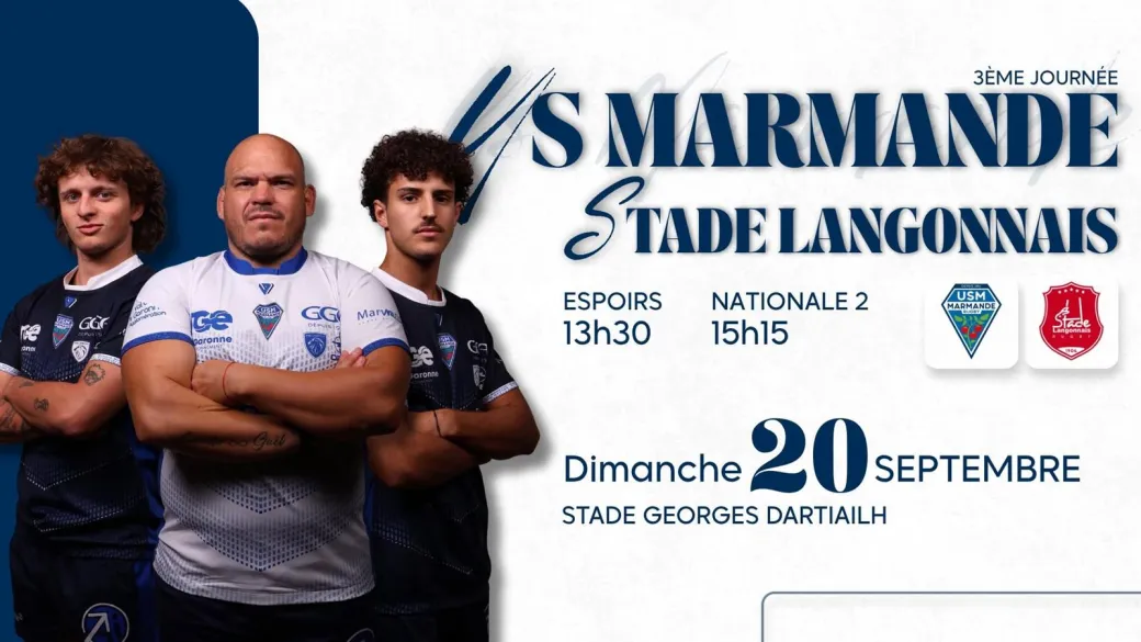 Championnat Rugby Nat ... - Crédit: US Marmande | CC BY-NC-ND 4.0
