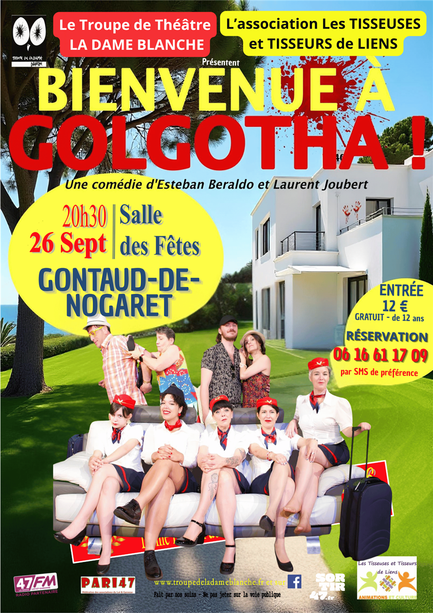 Théâtre - "Bienvenue ... - Crédit: La troupe de Théâtre La dame Blanche | CC BY-NC-ND 4.0