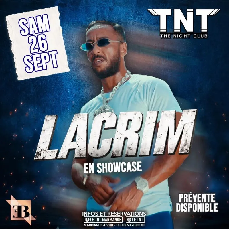 LACRIM en Showcase au TNT - Crédit: TNT | CC BY-NC-ND 4.0