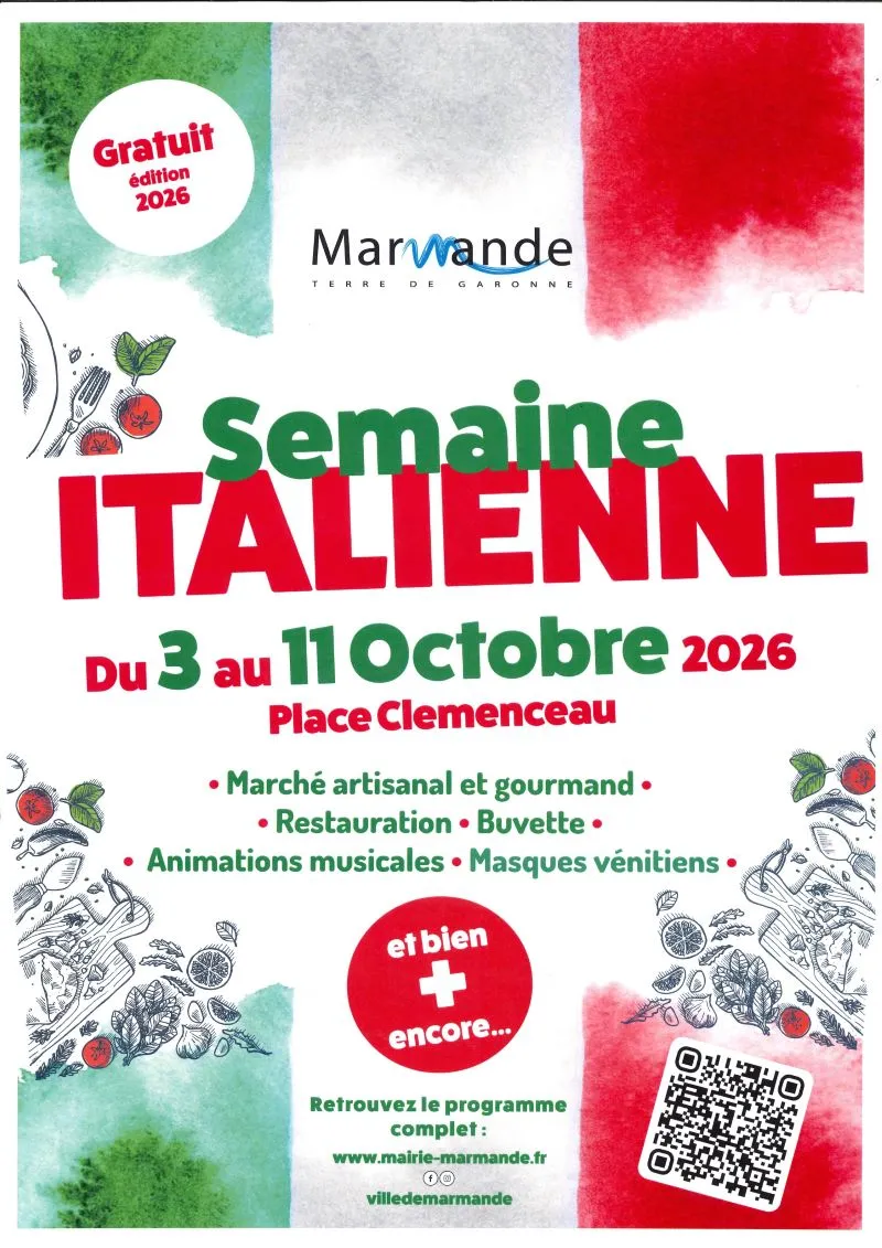 La semaine italienne ... - Crédit: ville de marmande | CC BY-NC-ND 4.0