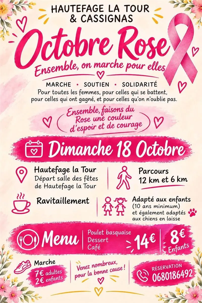 Randonnée Octobre ros ... - Crédit: Comté des fêtes | CC BY-NC-ND 4.0