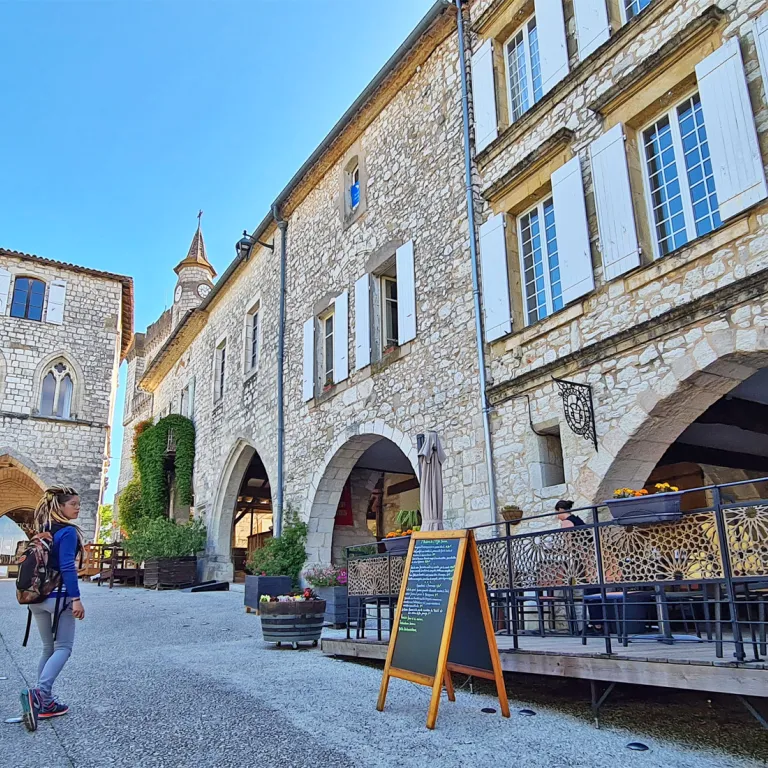 Visite de la bastide de Monflanquin