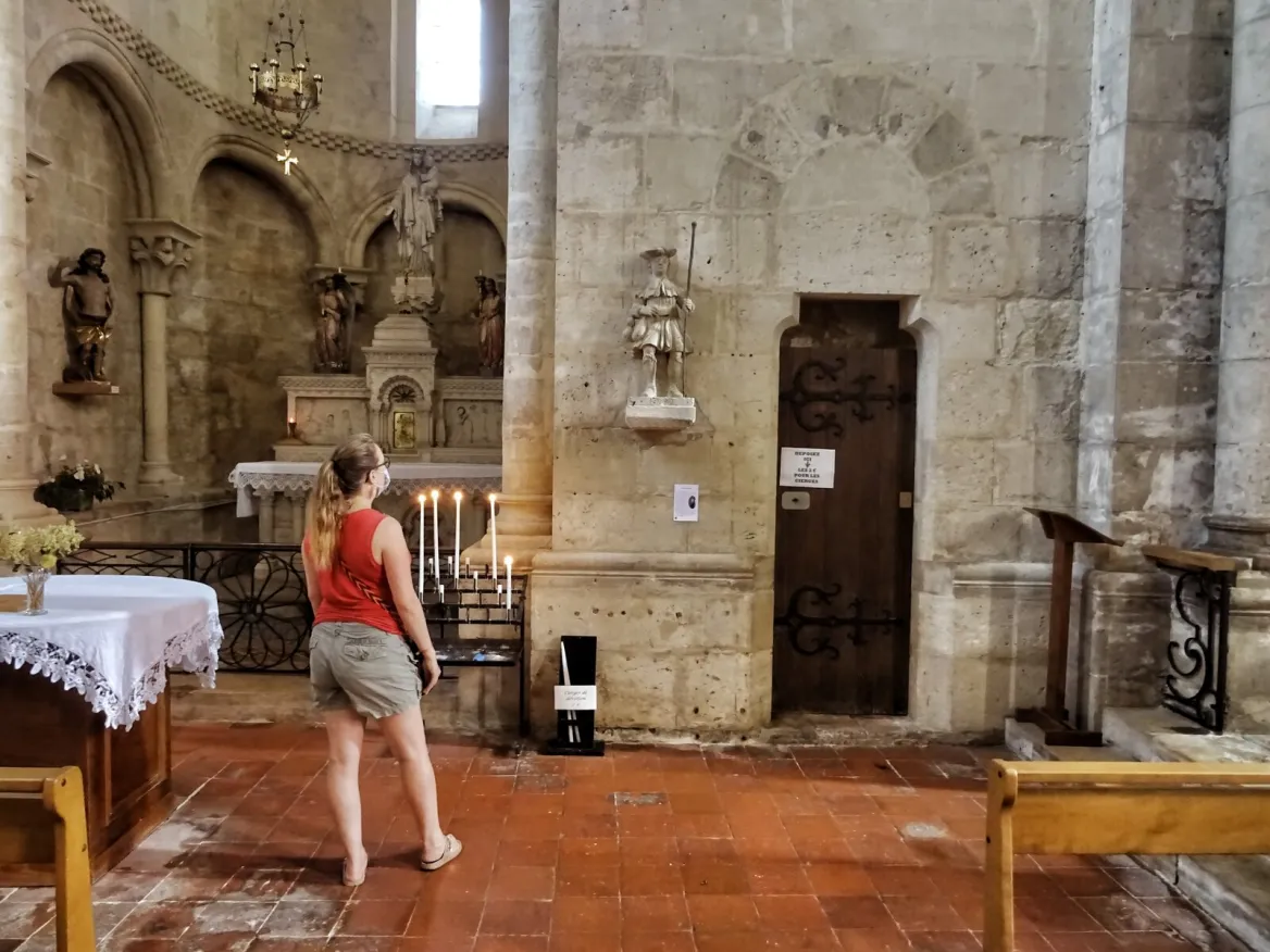 the blow of the shell in Mézin