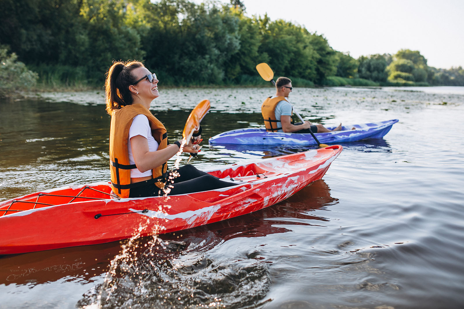 canoeing and kayaking on the Garonne River
