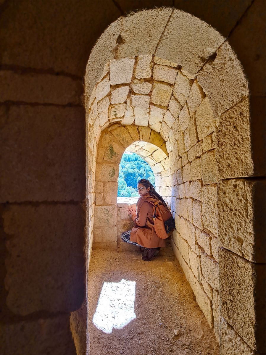 Gavaudun Castle Windows