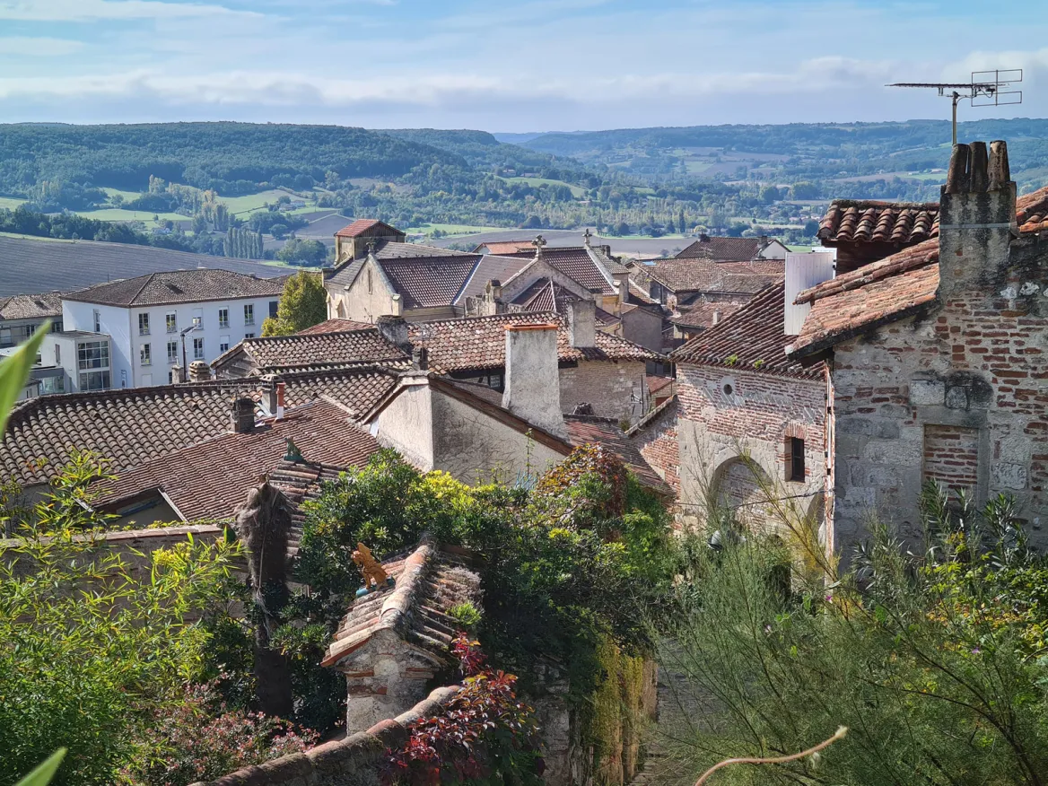 Roofs of Penne d'Agenais