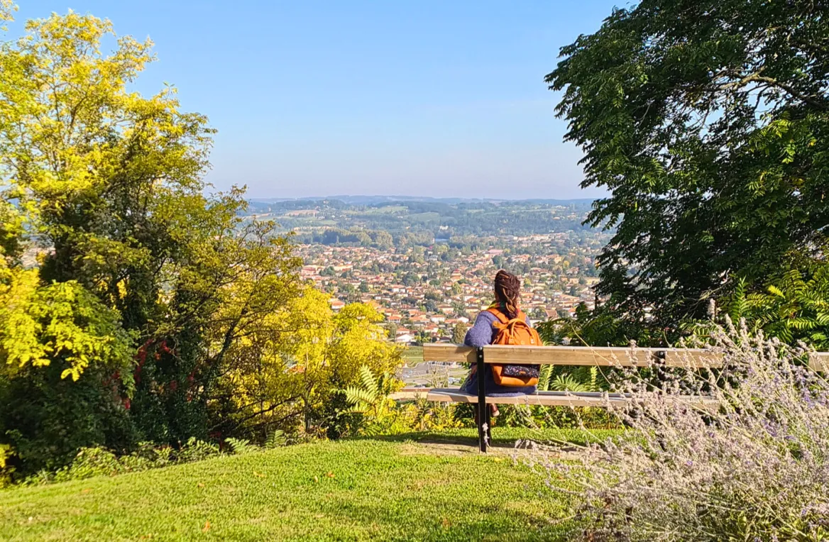 Depuis Pujols avec vue sur Villeneuve-sur-Lot