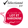 Selectionné par le Guide du Lot et Garonne